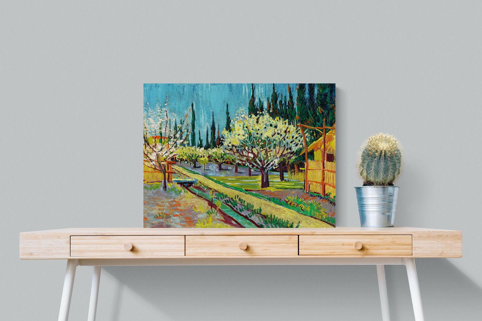 Pixalot ® Orchard Bordered by Cypresses