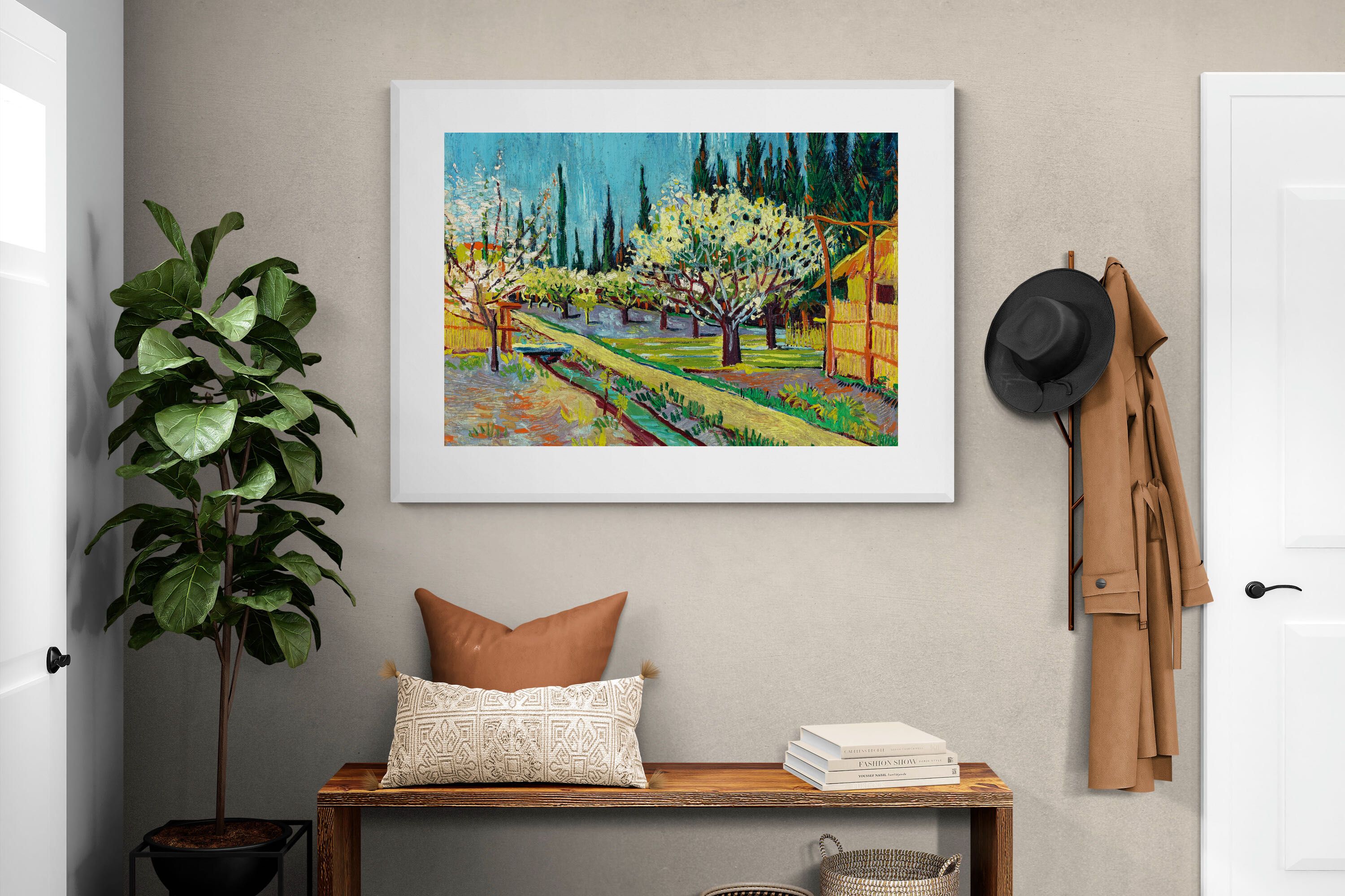 Pixalot ® Orchard Bordered by Cypresses