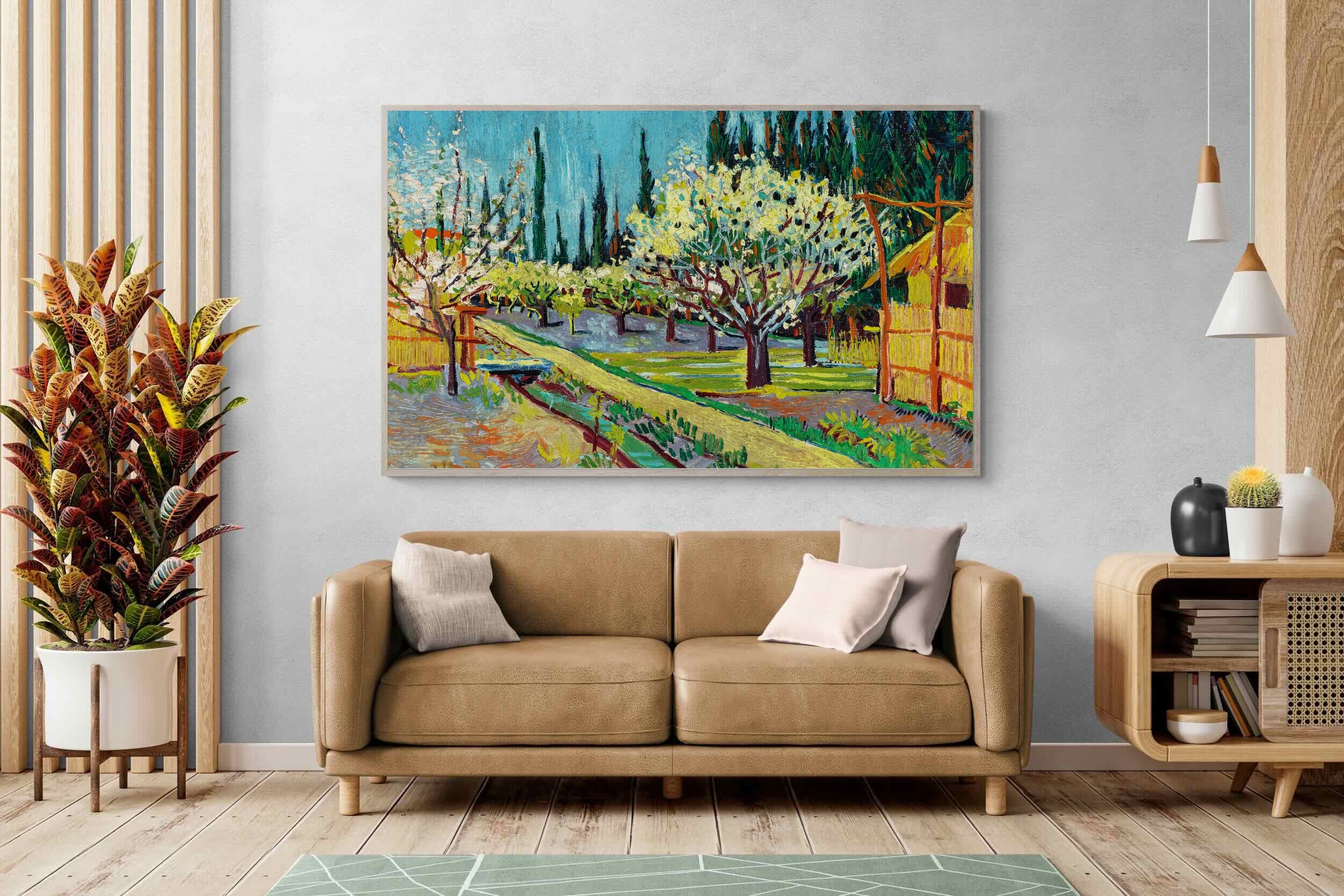 Pixalot ® Orchard Bordered by Cypresses