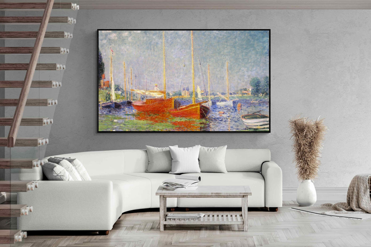 Pixalot ® Red Boats at Argenteuil