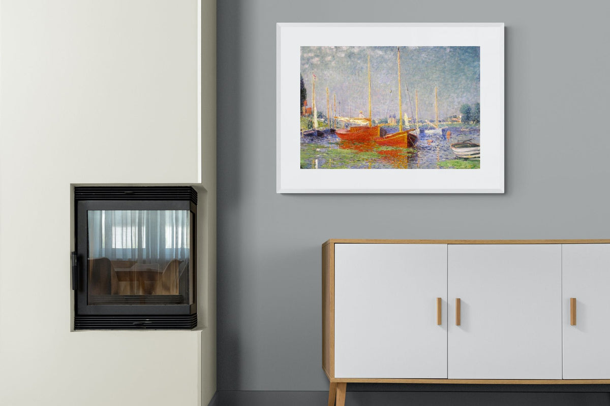 Pixalot ® Red Boats at Argenteuil
