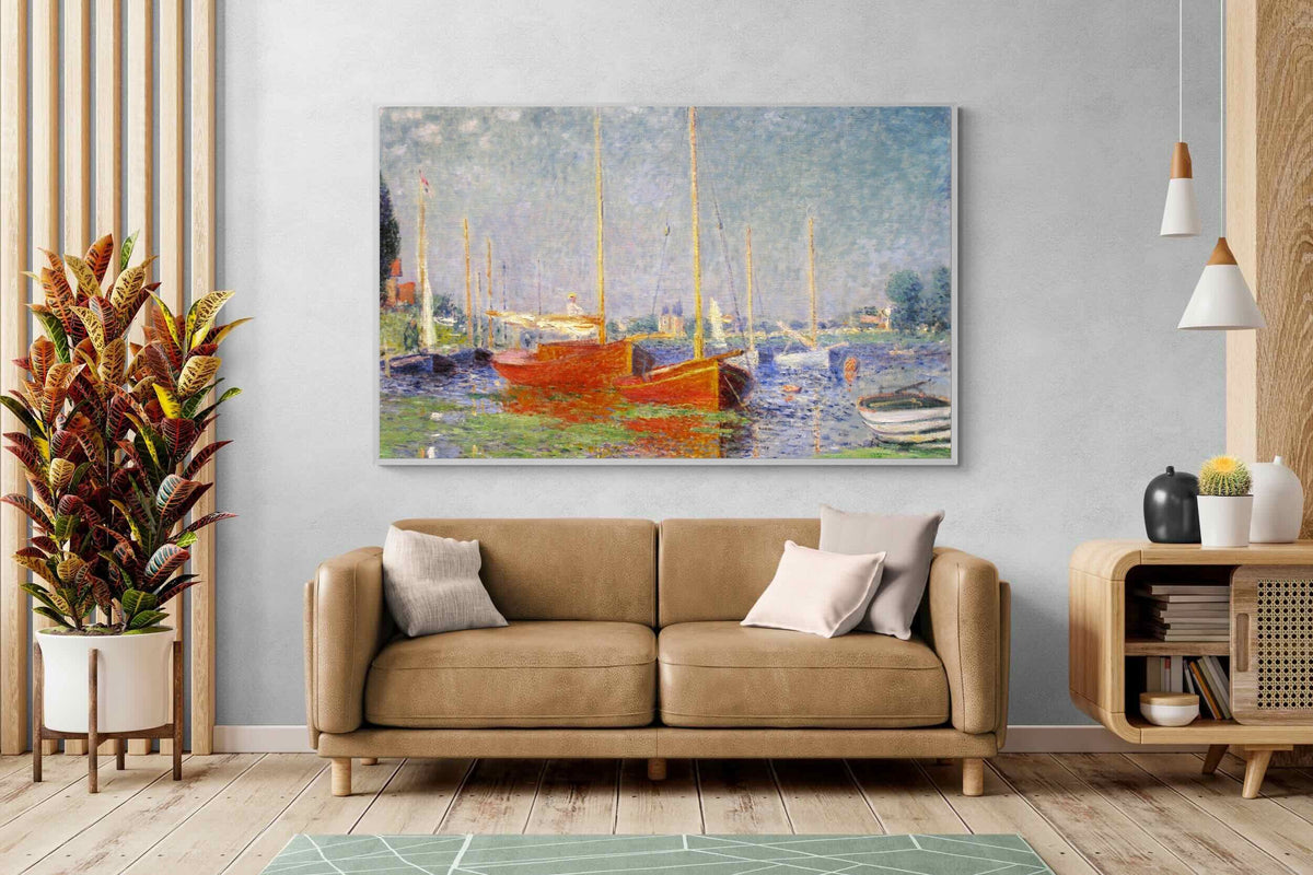 Pixalot ® Red Boats at Argenteuil