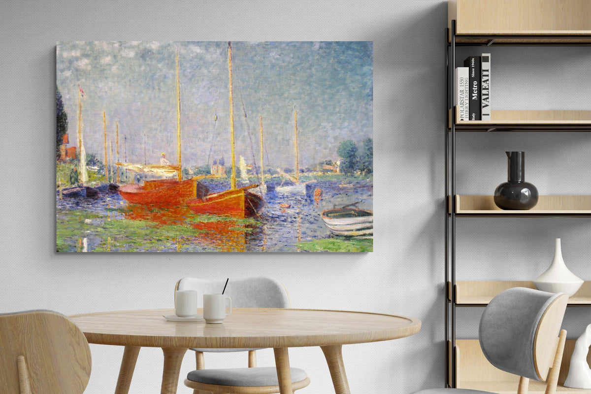 Pixalot ® Red Boats at Argenteuil
