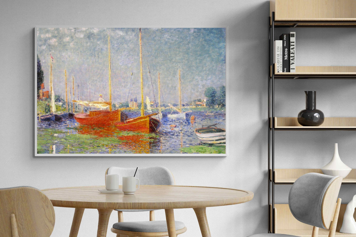 Pixalot ® Red Boats at Argenteuil
