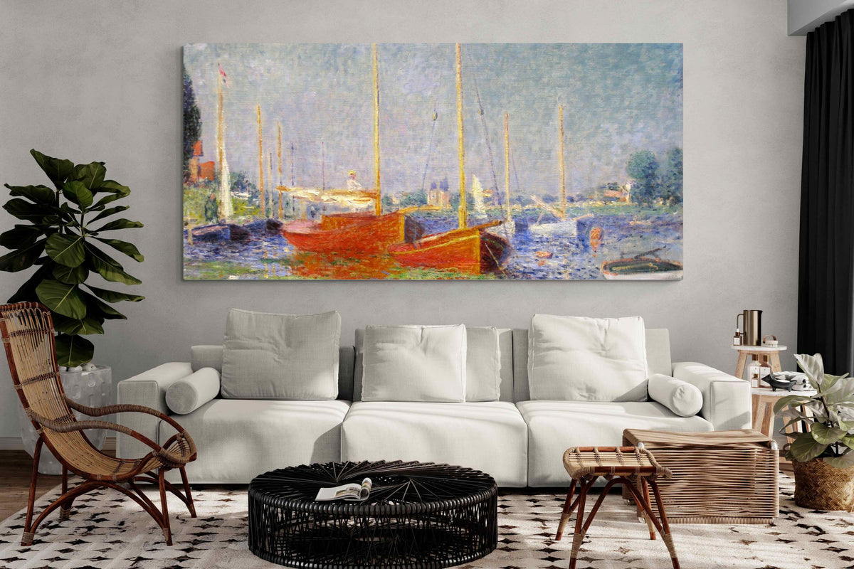 Pixalot ® Red Boats at Argenteuil