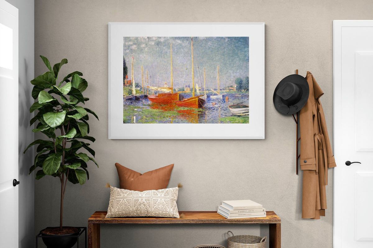 Pixalot ® Red Boats at Argenteuil