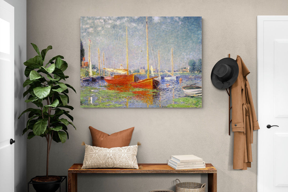 Pixalot ® Red Boats at Argenteuil