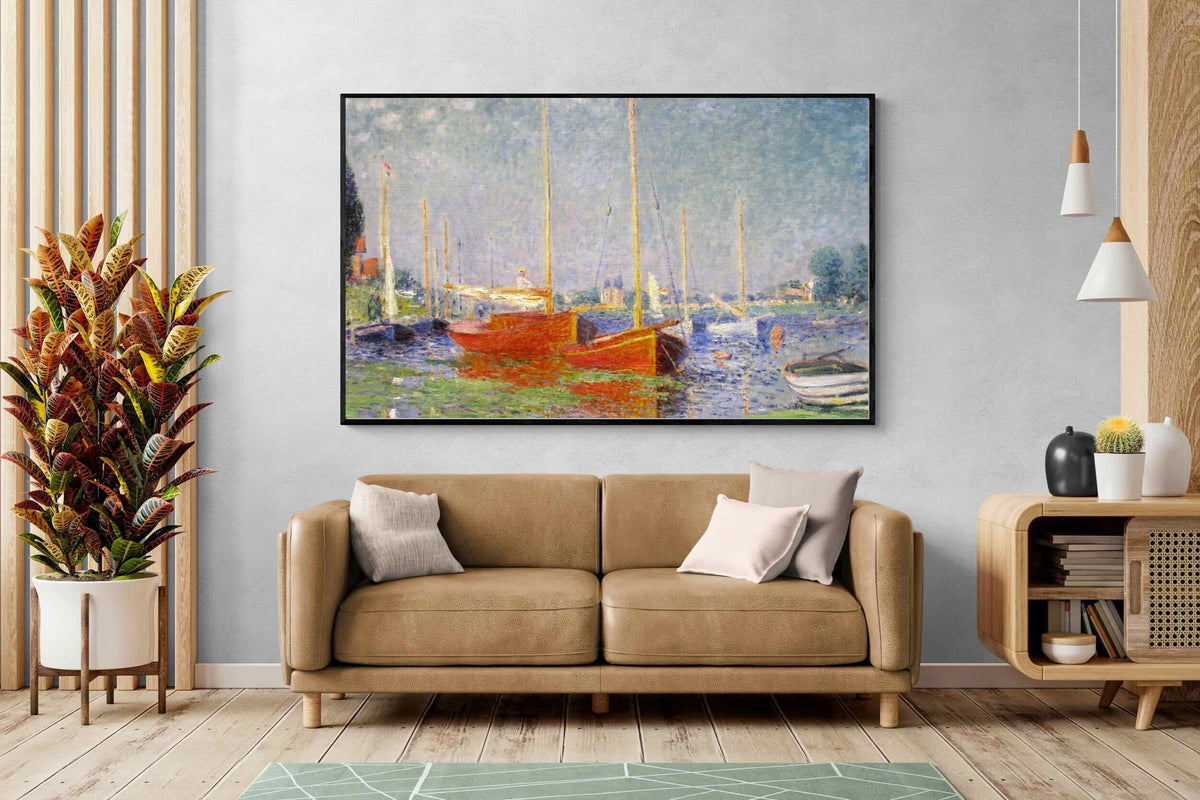 Pixalot ® Red Boats at Argenteuil