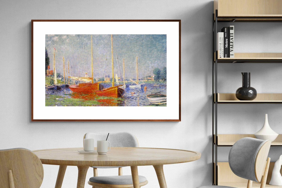 Pixalot ® Red Boats at Argenteuil