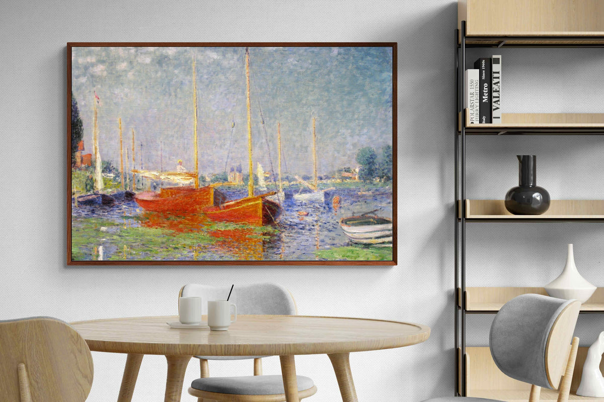 Pixalot ® Red Boats at Argenteuil