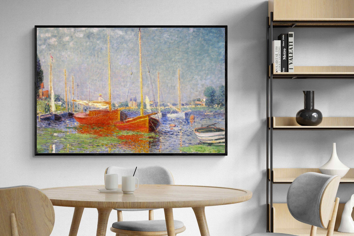 Pixalot ® Red Boats at Argenteuil