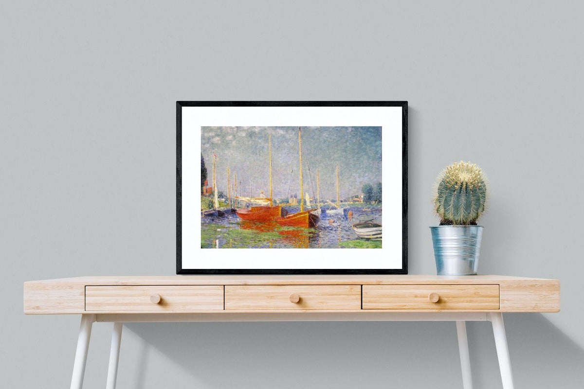 Pixalot ® Red Boats at Argenteuil
