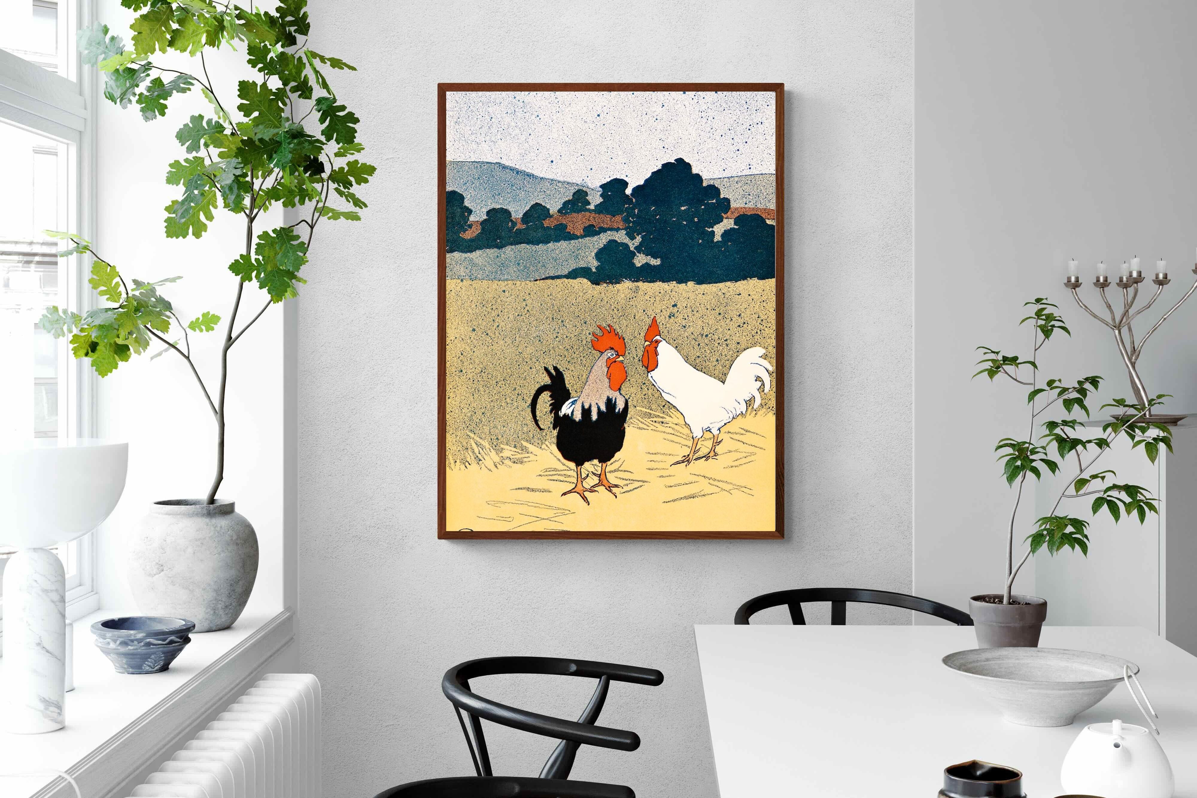 Pixalot ® Two Roosters
