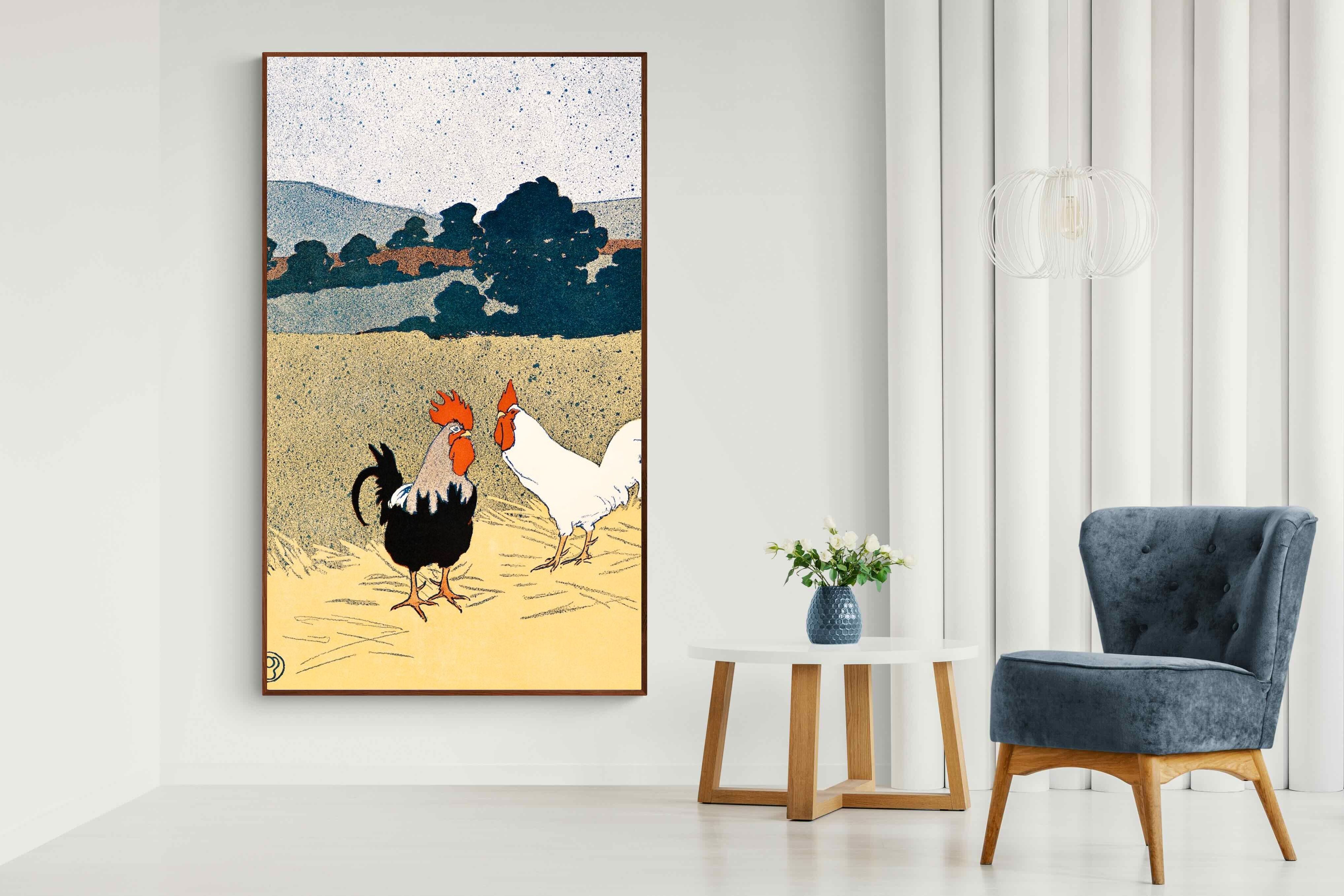 Pixalot ® Two Roosters