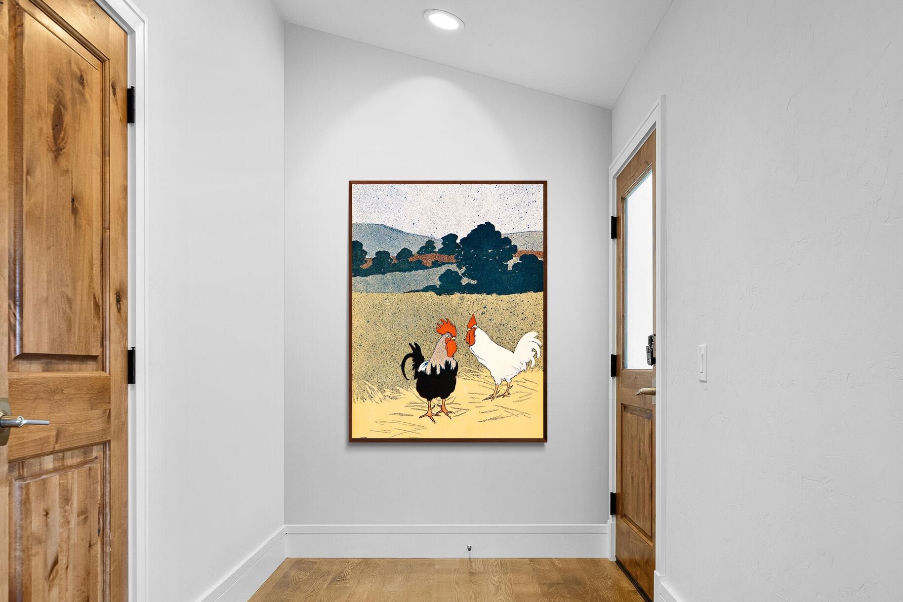 Pixalot ® Two Roosters