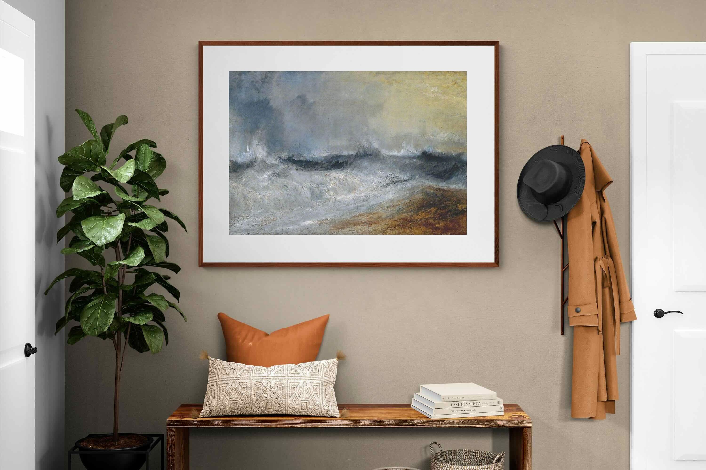 Pixalot ® Waves Breaking Against The Wind