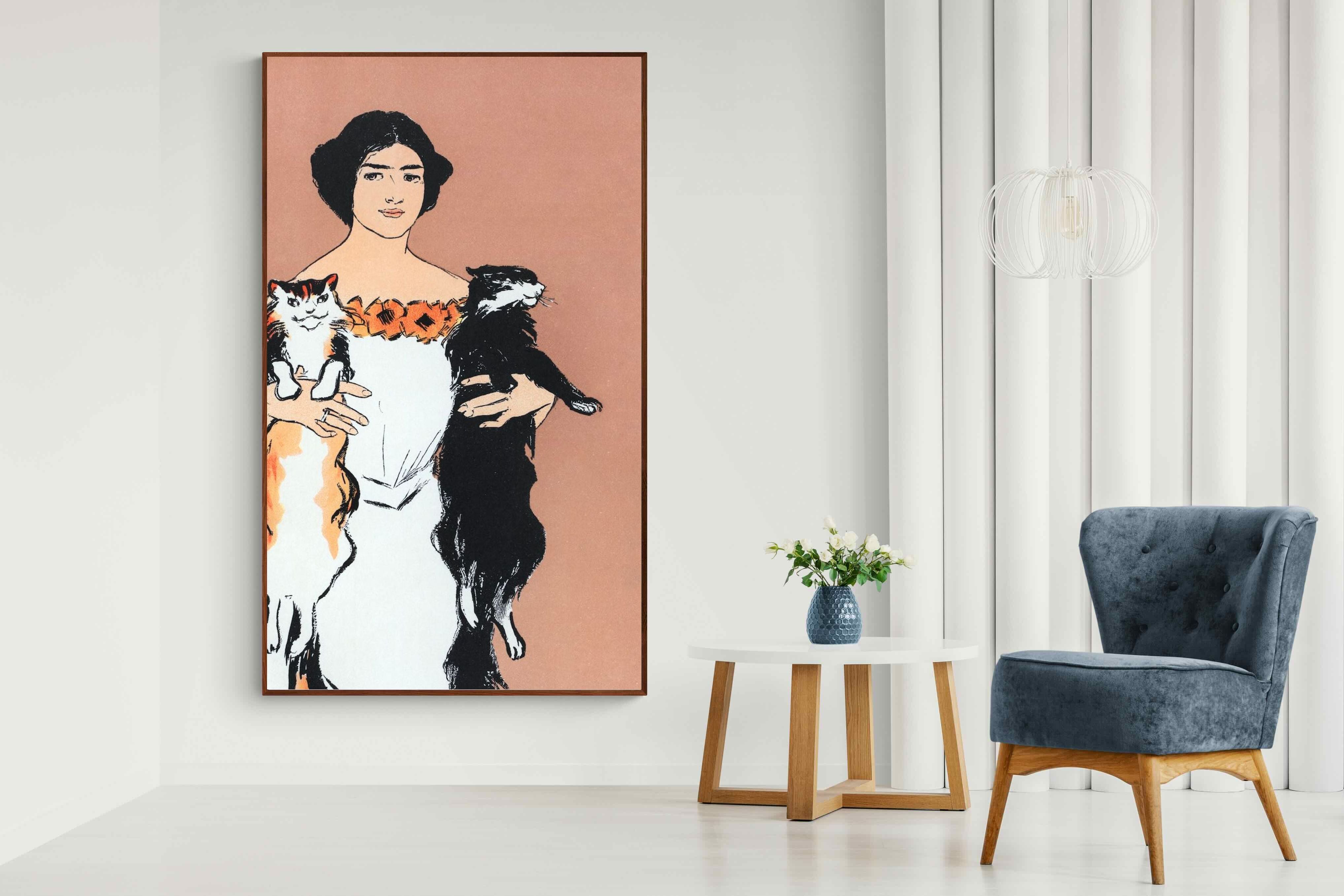 Pixalot ® Woman Holding Cats
