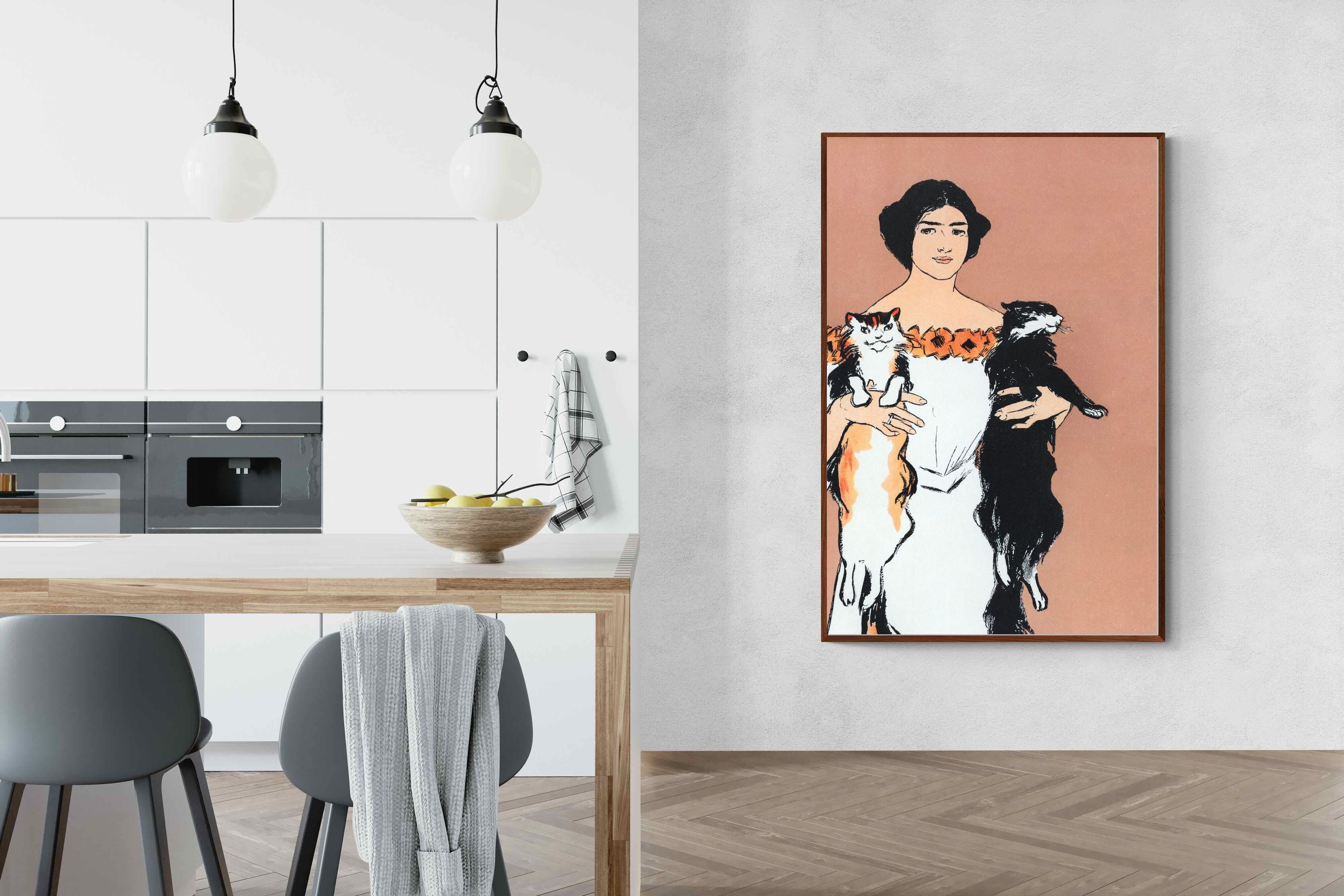 Pixalot ® Woman Holding Cats