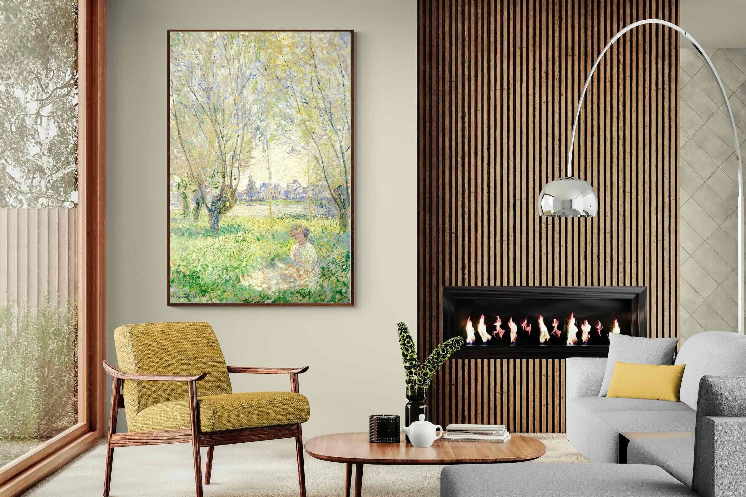 Pixalot ® Woman Seated under the Willows