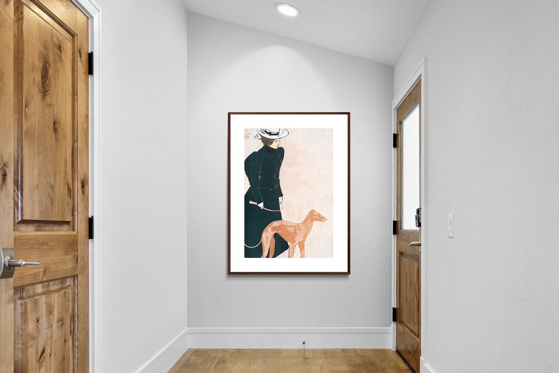 Pixalot ® Woman with Greyhound