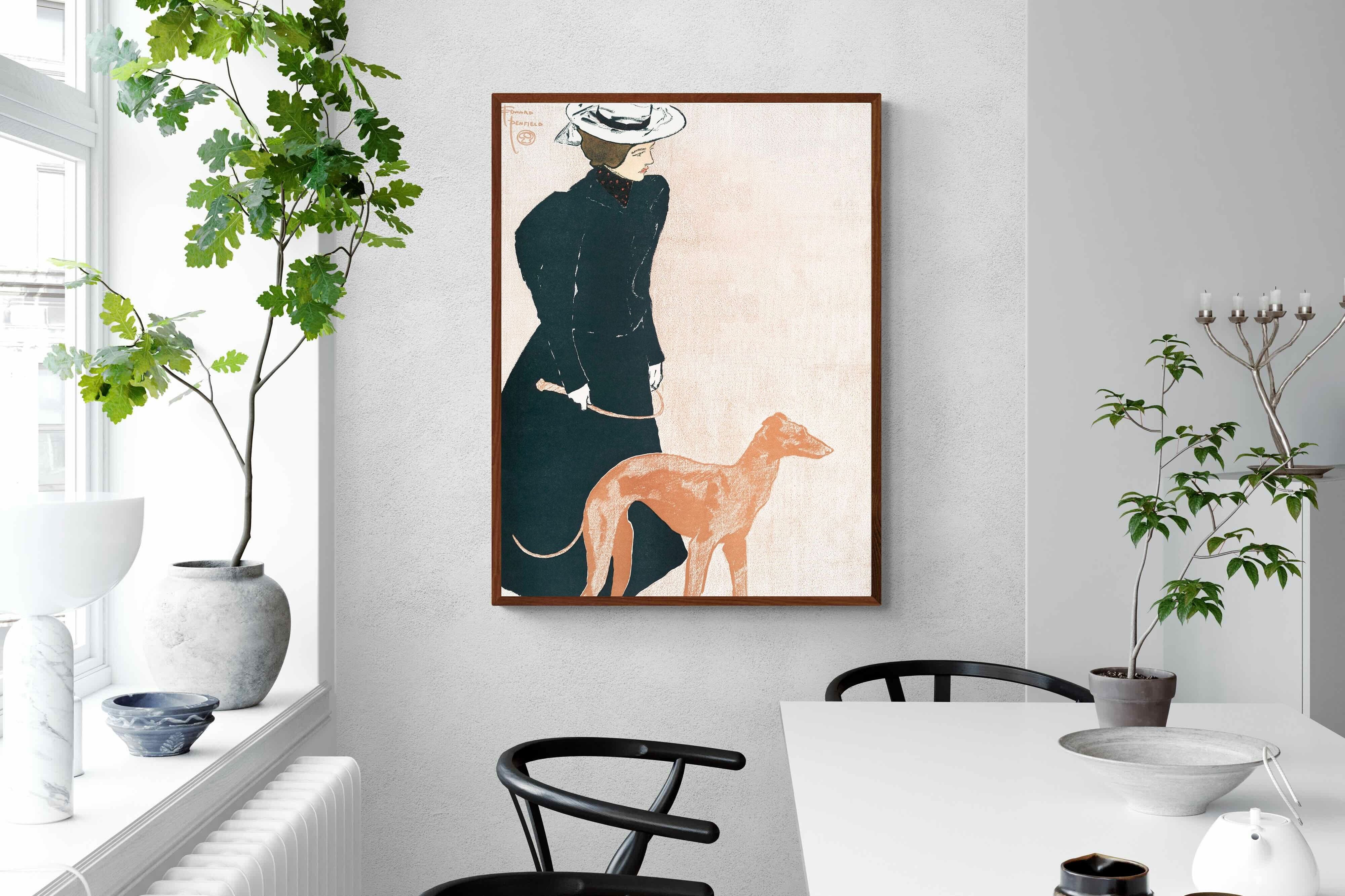 Pixalot ® Woman with Greyhound