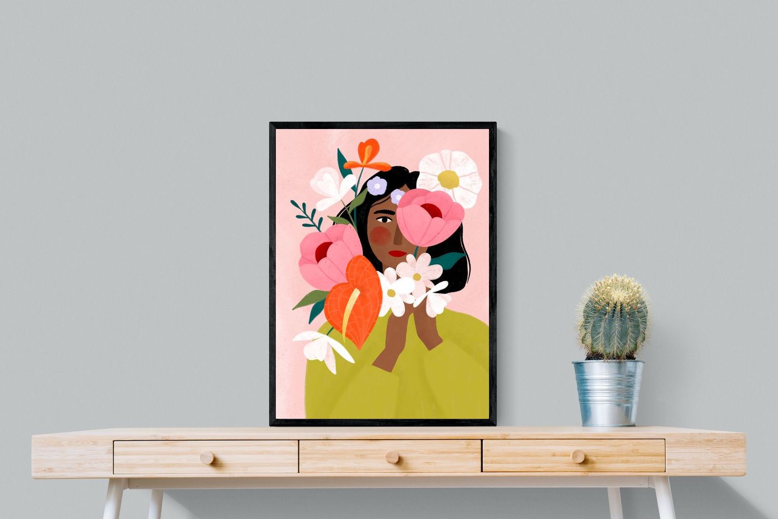 Pixalot ® Woman with Vibrant Flowers