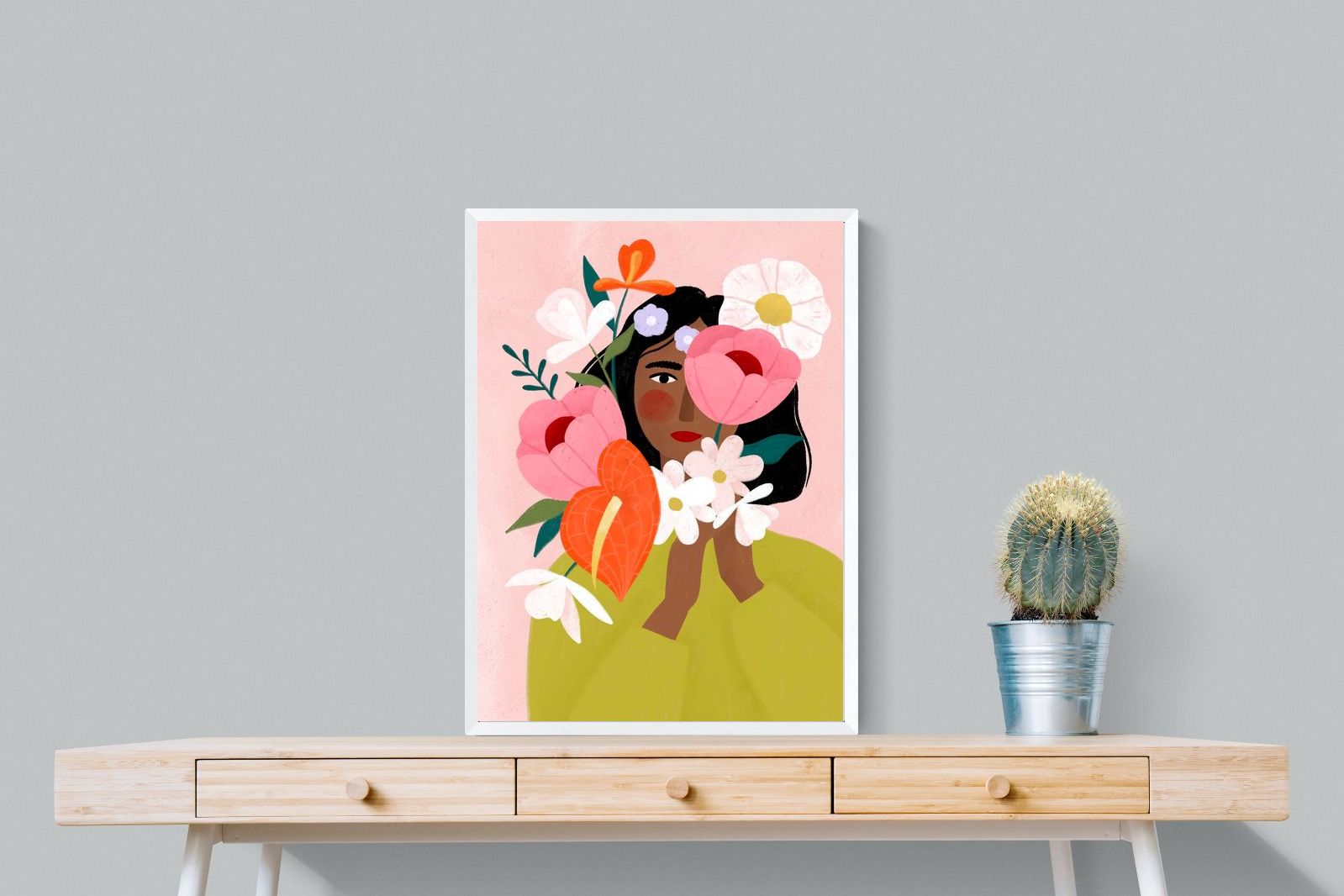 Pixalot ® Woman with Vibrant Flowers