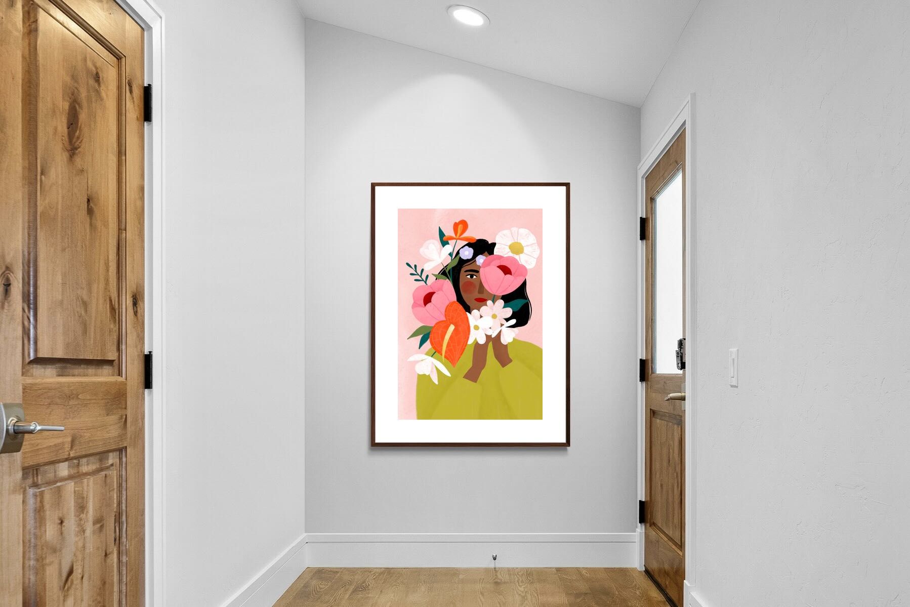 Pixalot ® Woman with Vibrant Flowers