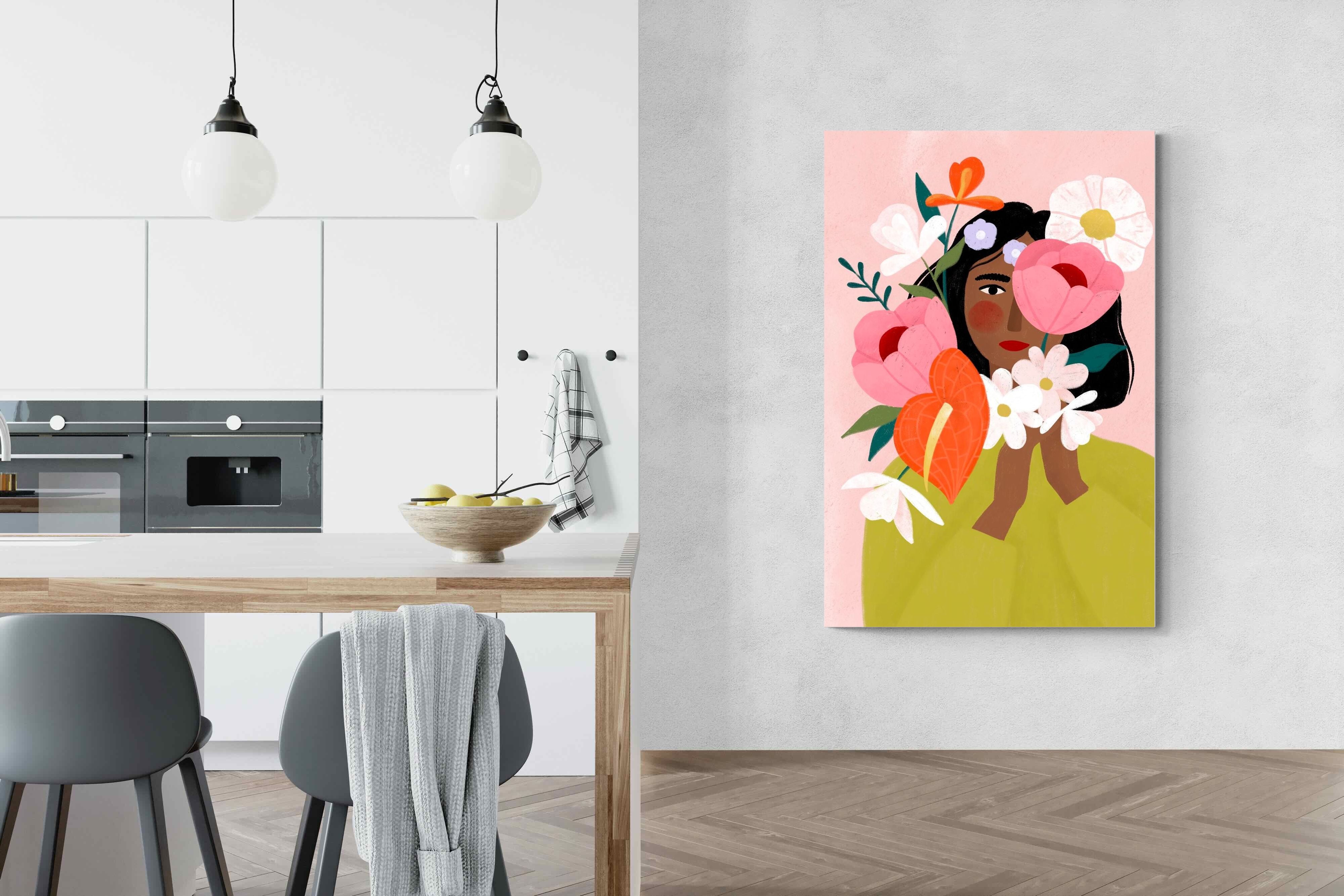 Pixalot ® Woman with Vibrant Flowers