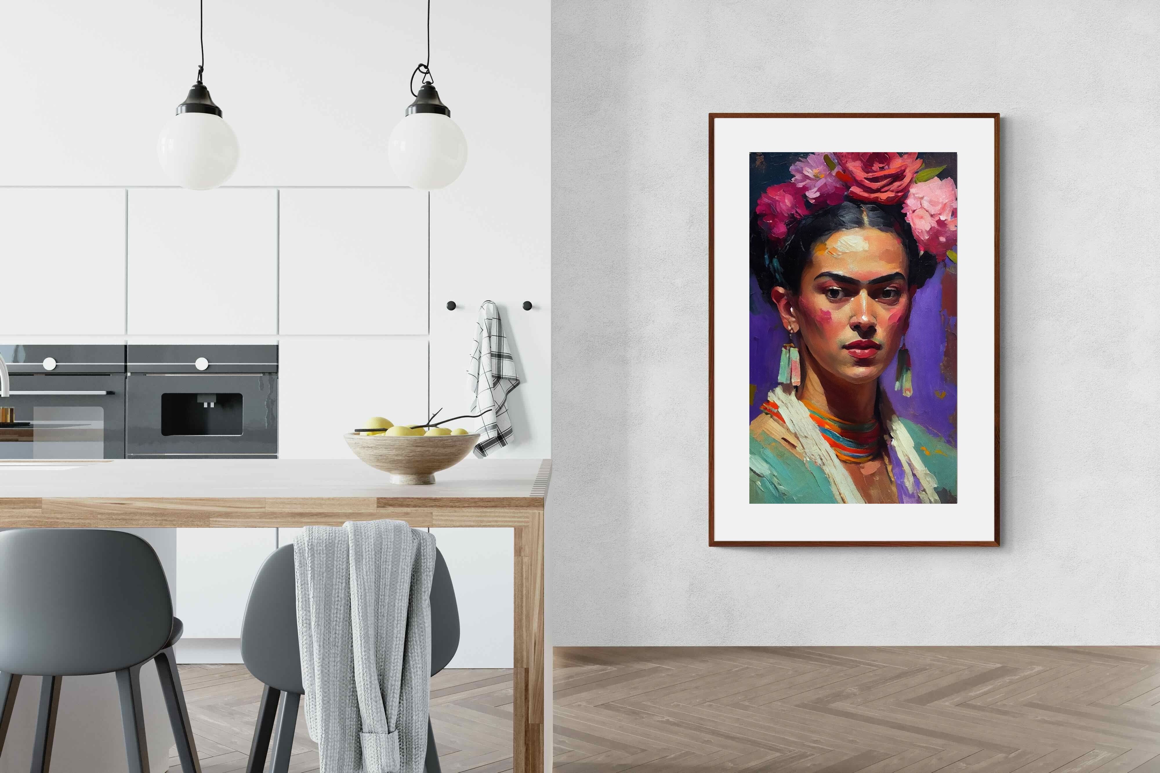 Pixalot Portrait of Frida