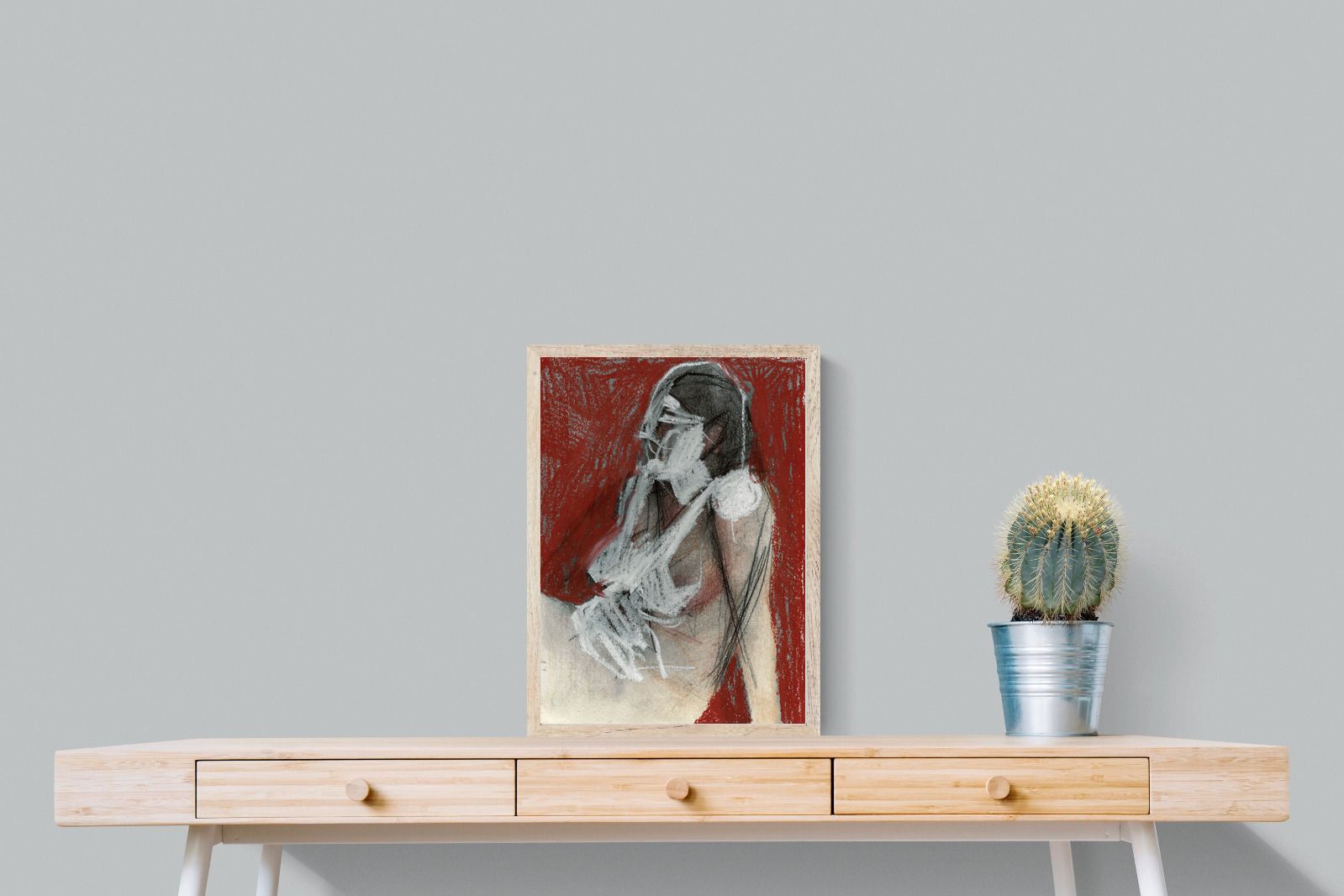 Pixalot Red Drape Study