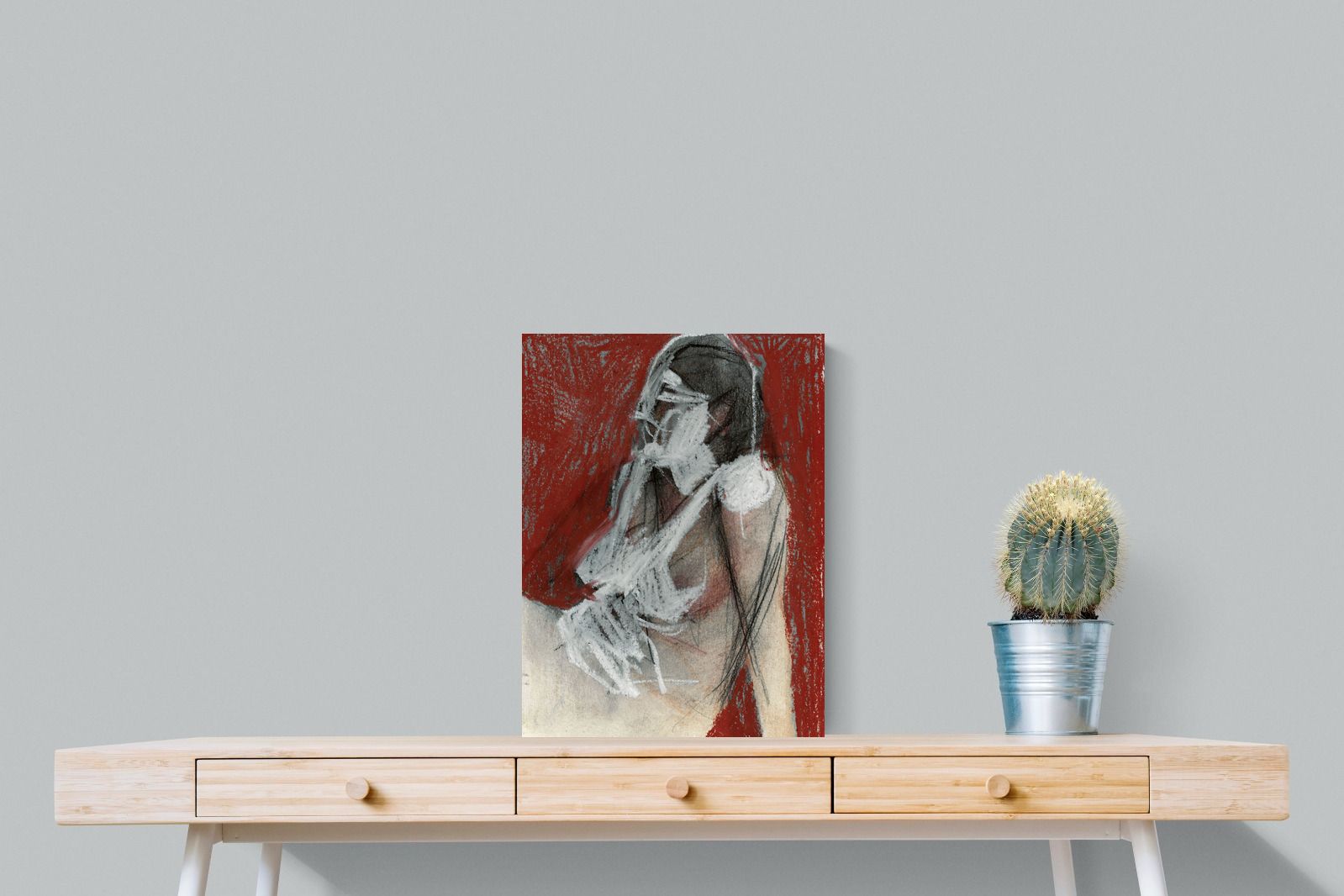 Pixalot Red Drape Study
