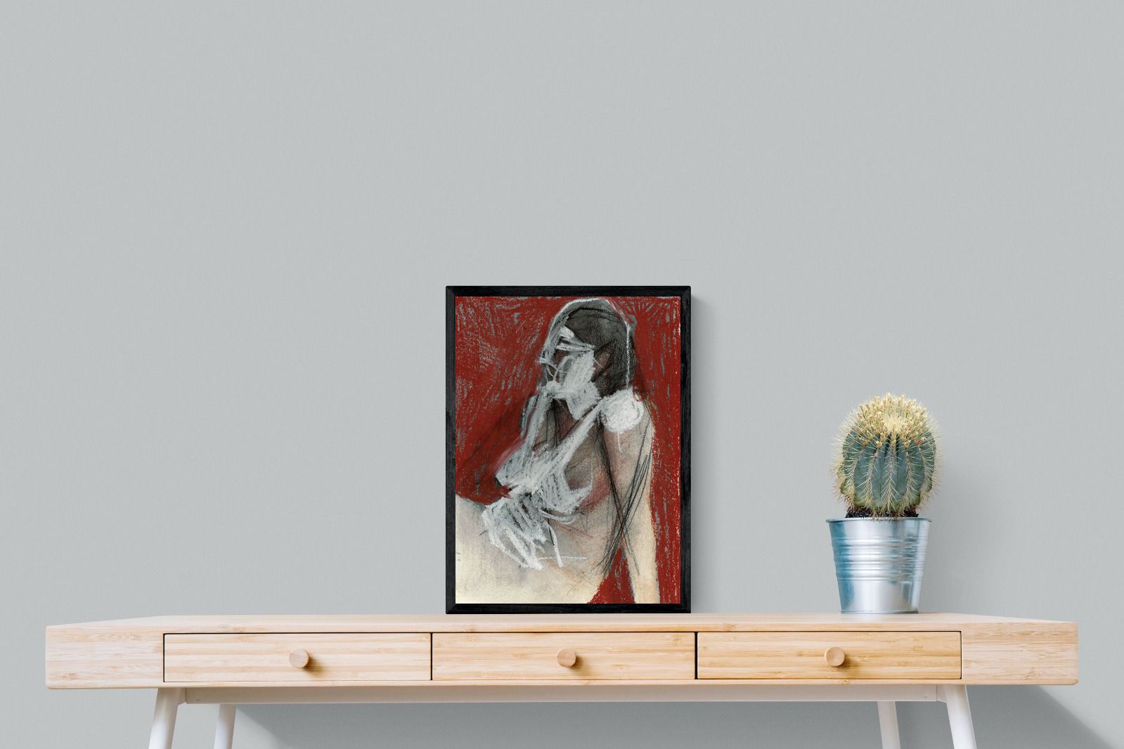 Pixalot Red Drape Study