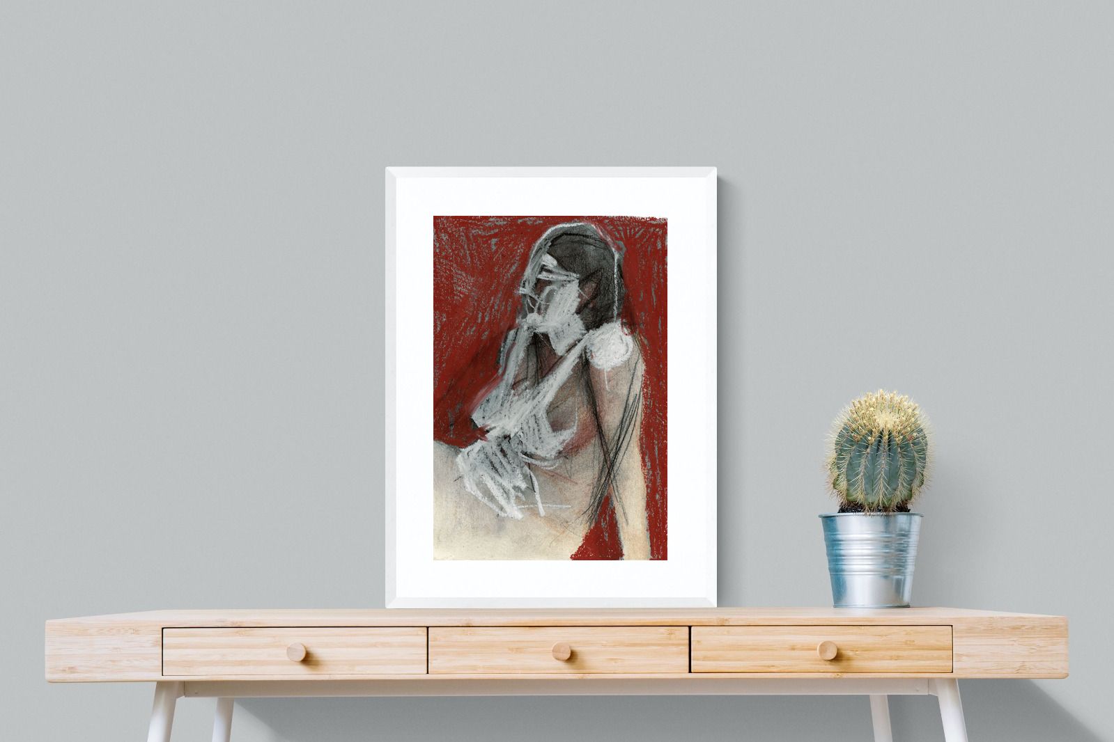 Pixalot Red Drape Study