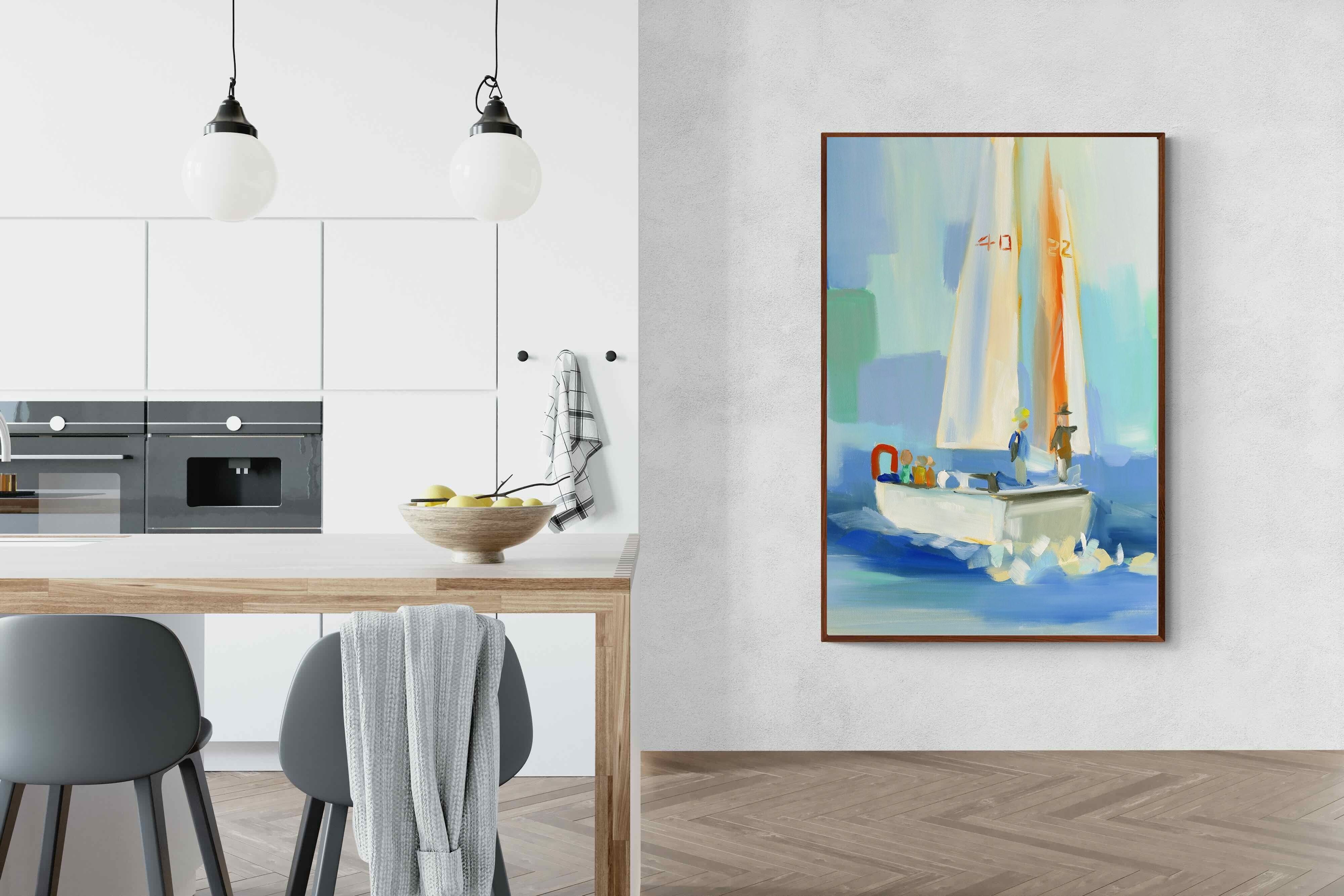 Pixalot Sailboat on the Water