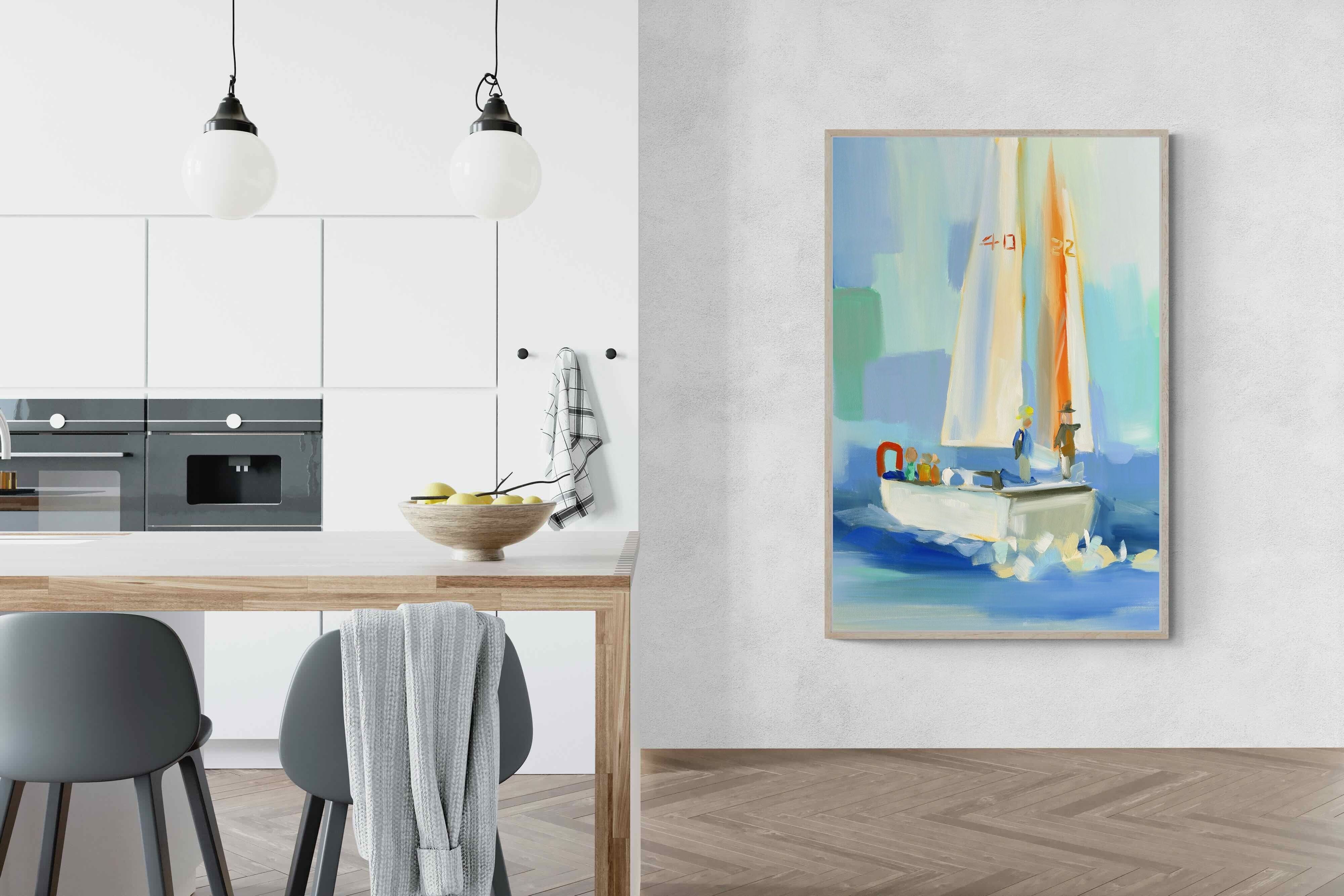 Pixalot Sailboat on the Water