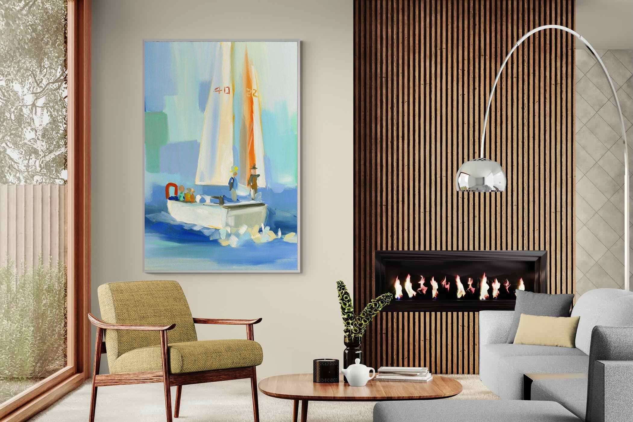 Pixalot Sailboat on the Water