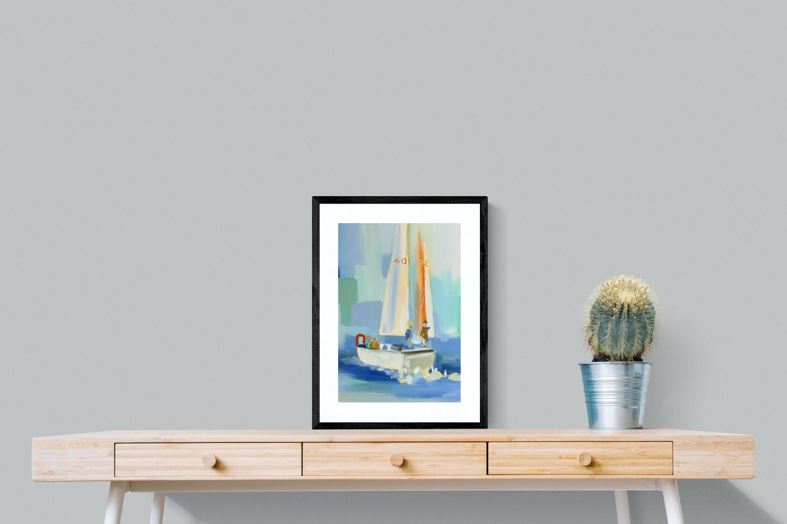 Pixalot Sailboat on the Water
