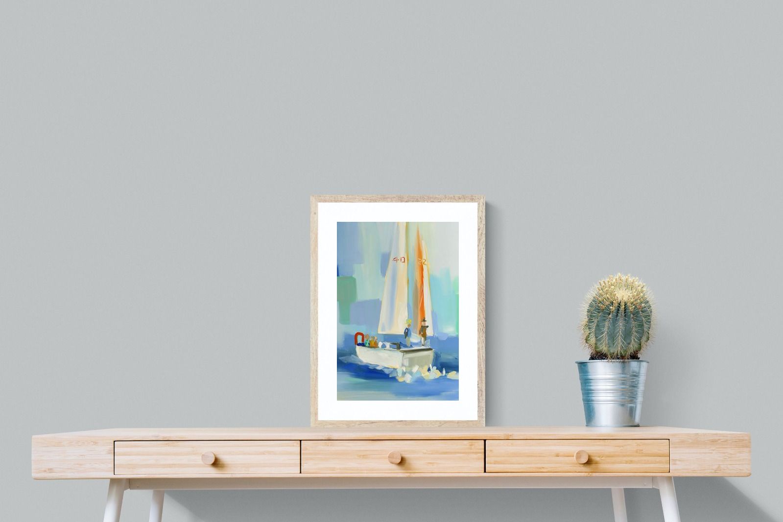 Pixalot Sailboat on the Water
