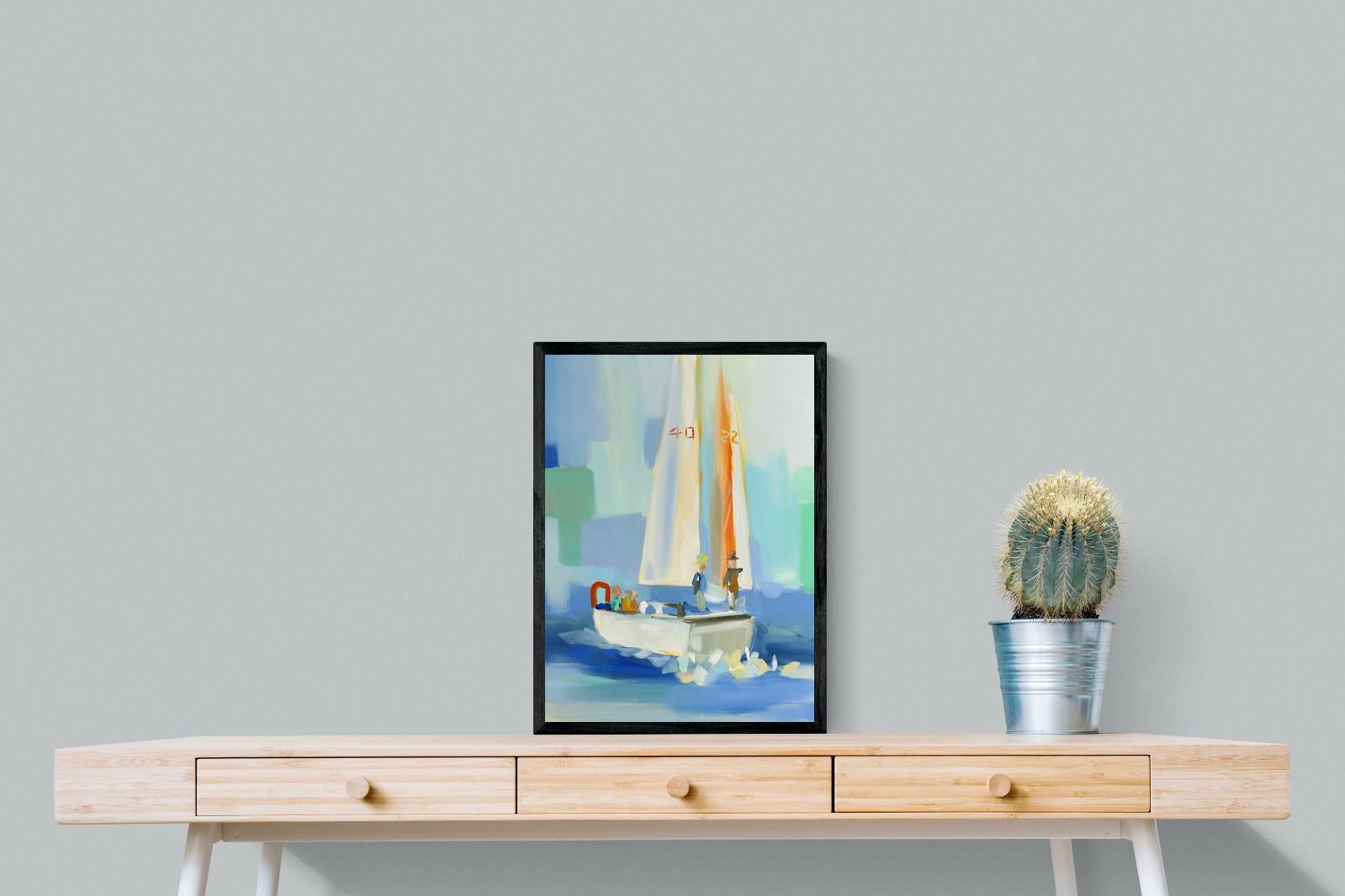 Pixalot Sailboat on the Water