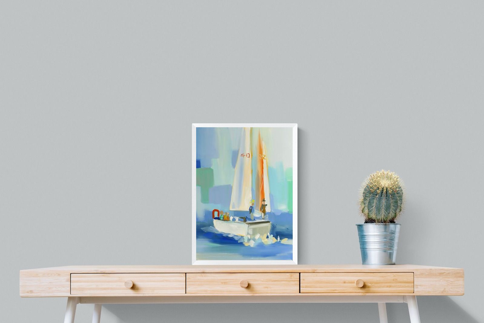 Pixalot Sailboat on the Water