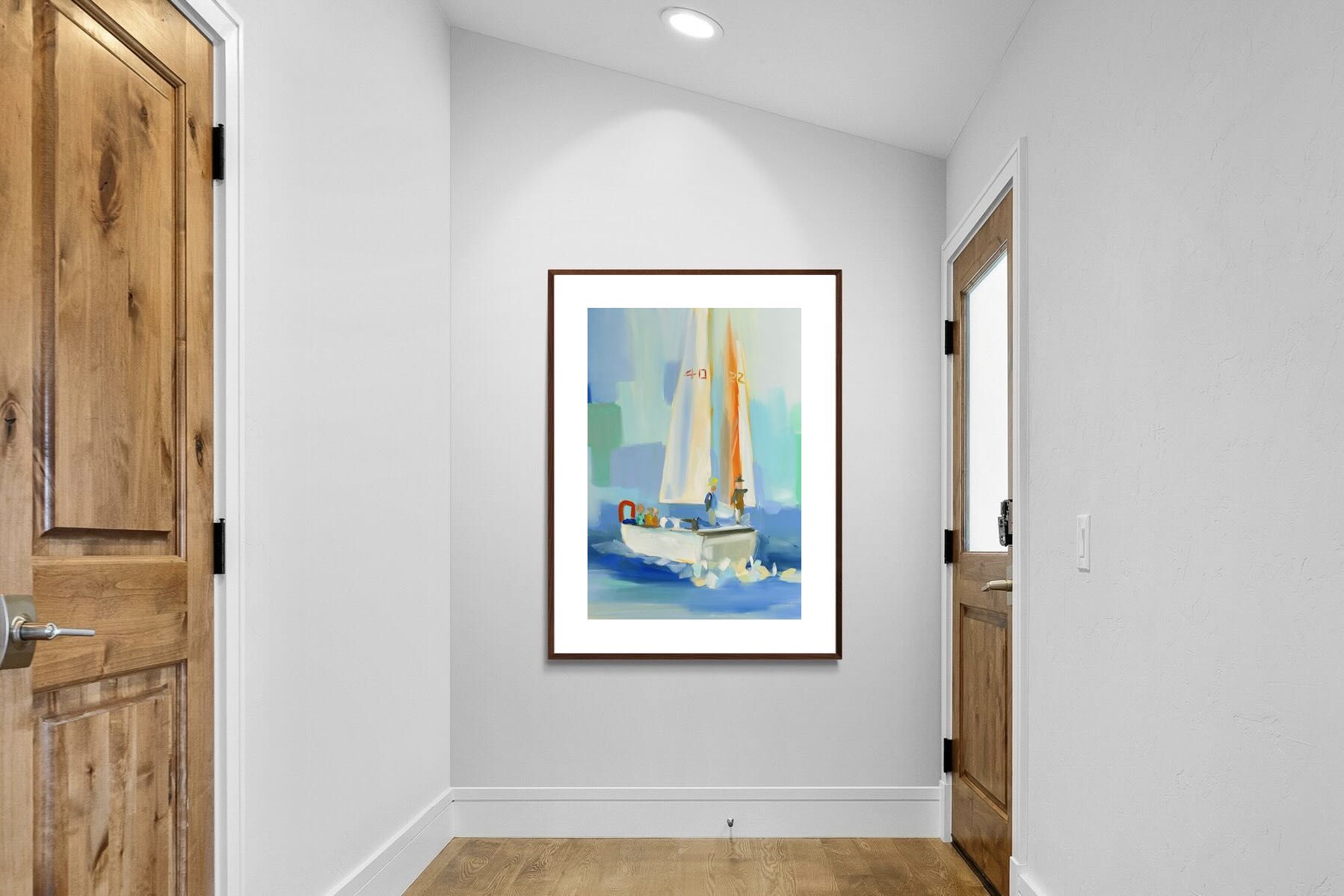 Pixalot Sailboat on the Water
