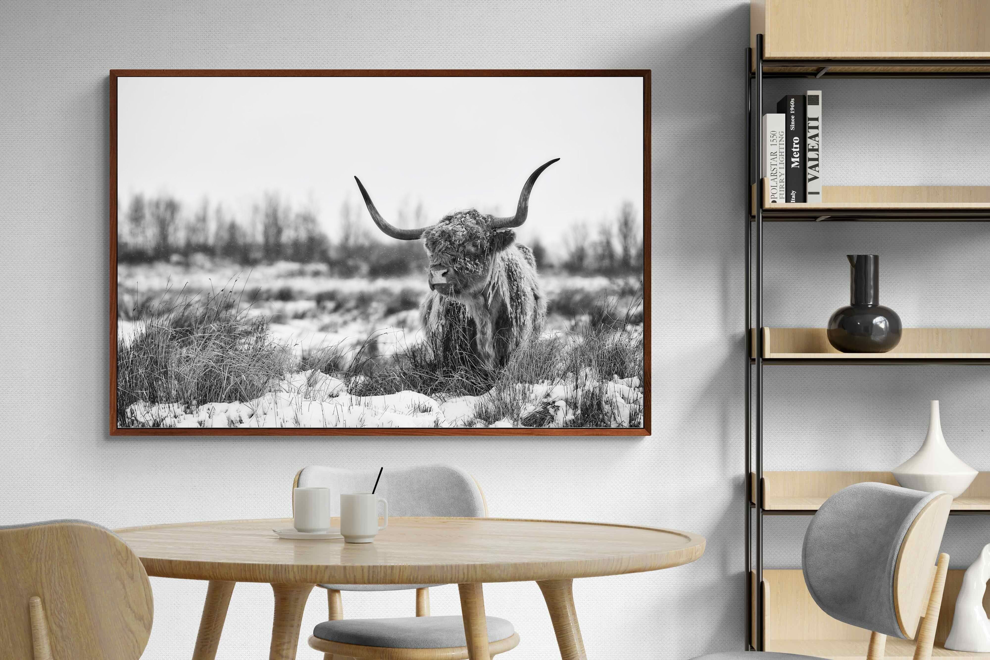 Pixalot ® Scottish Highlander (black & white)