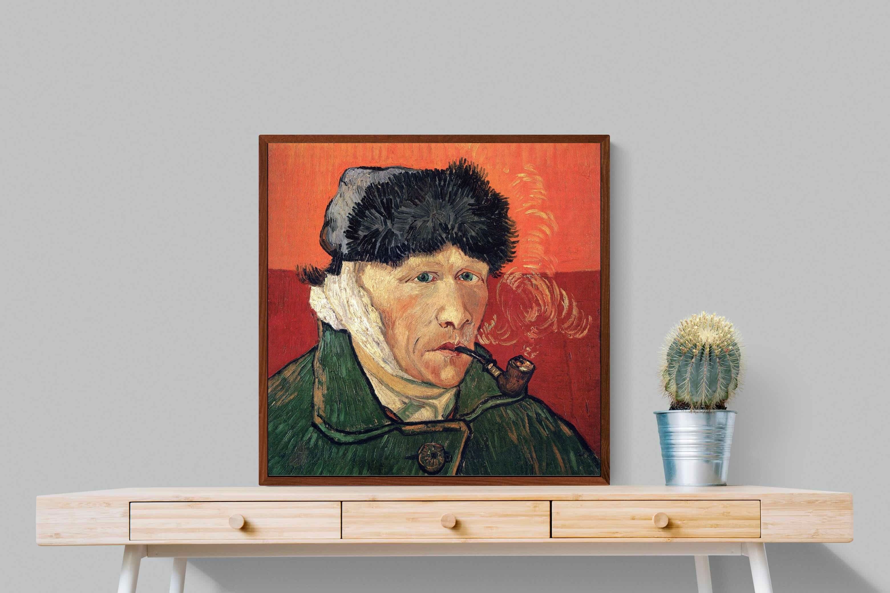 Pixalot Self-Portrait with Bandaged Ear and Pipe