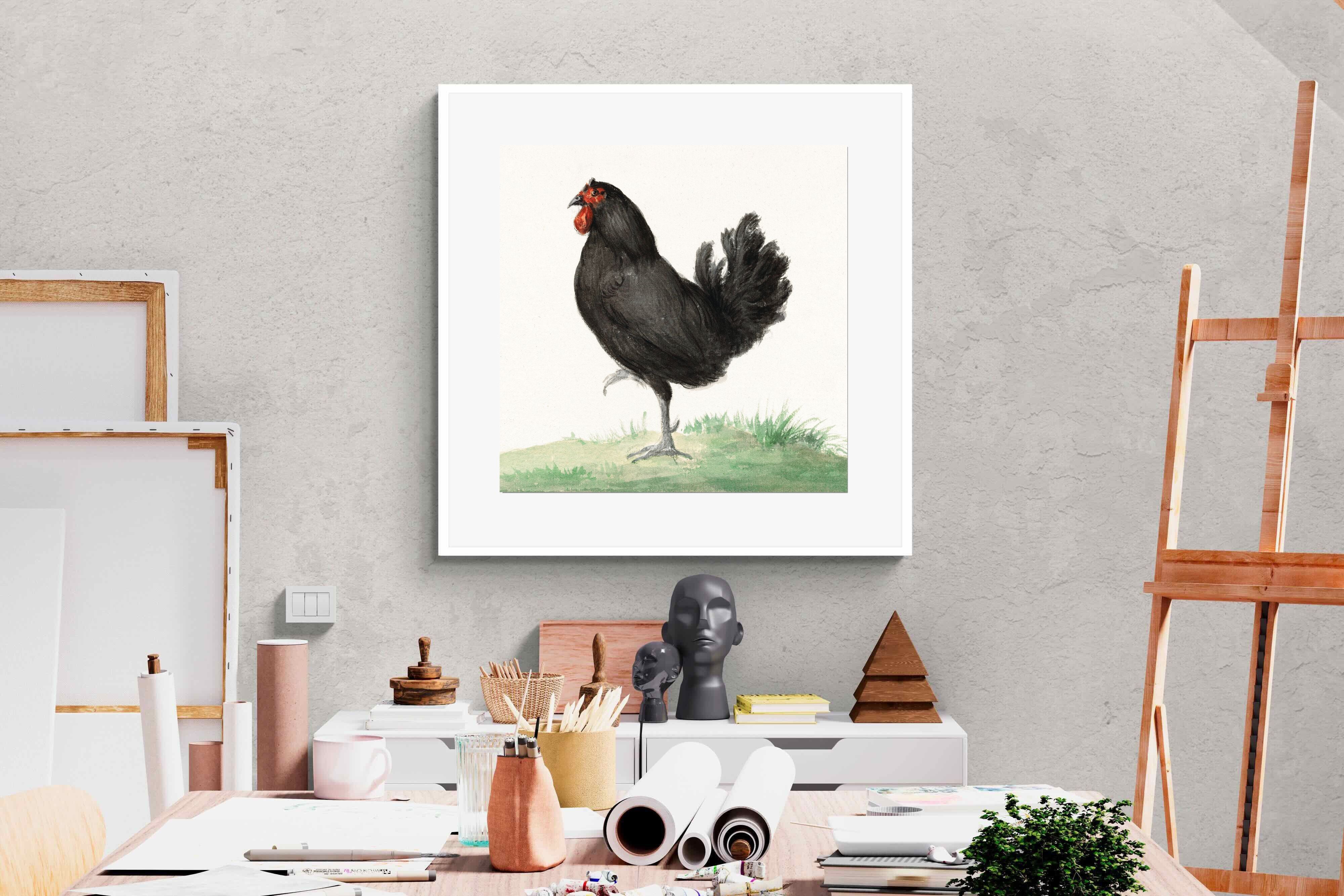 Pixalot Standing Black Chicken