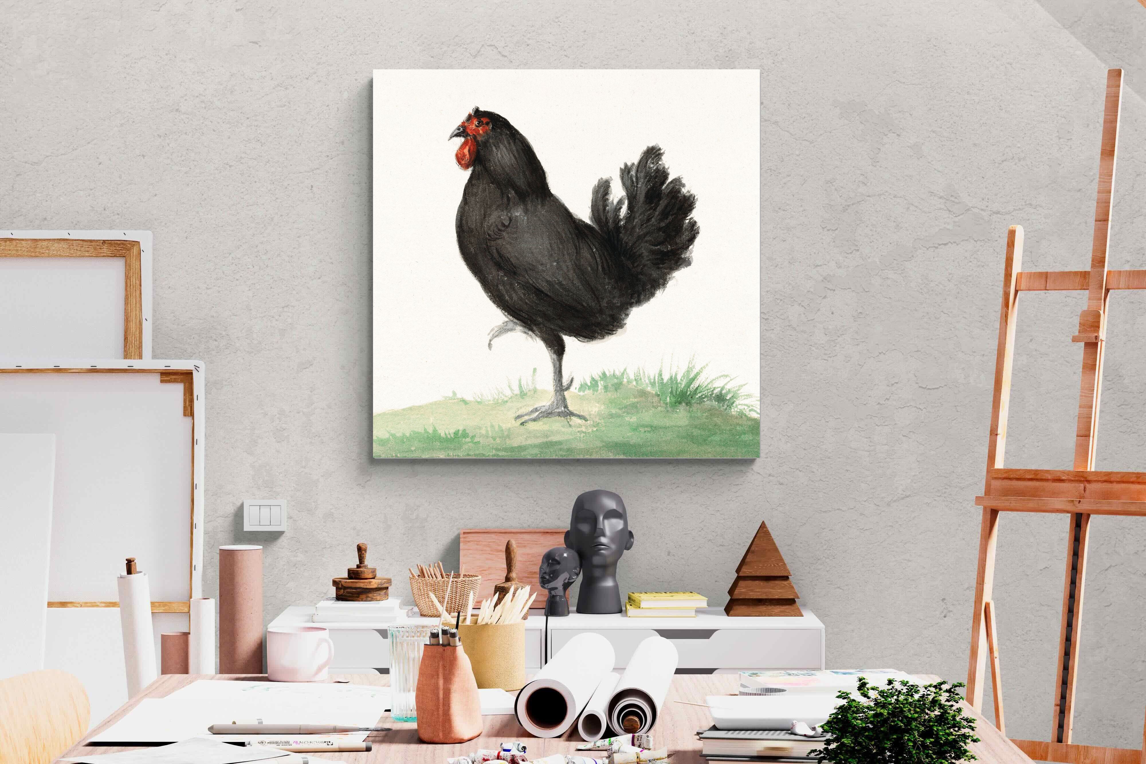 Pixalot Standing Black Chicken