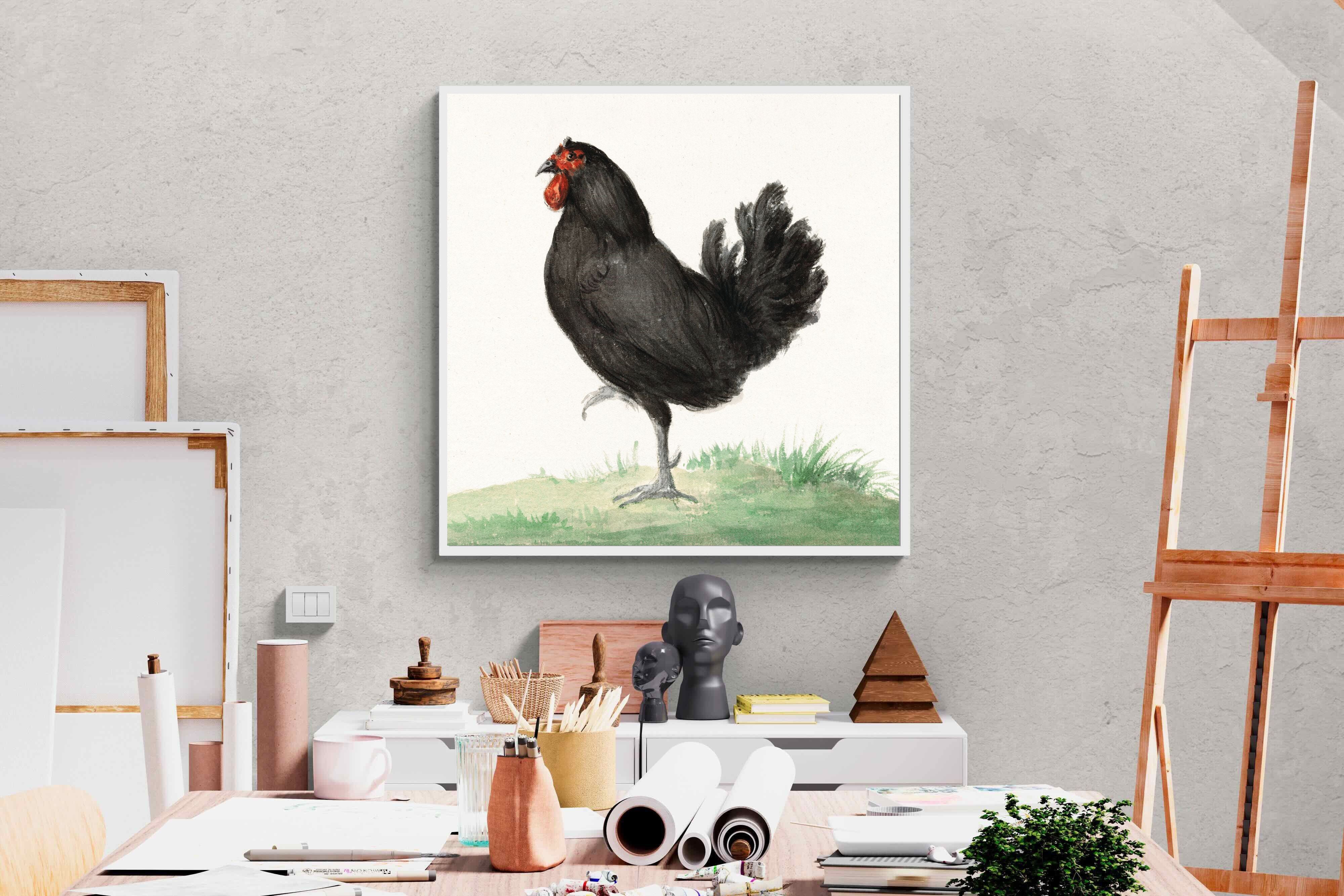 Pixalot Standing Black Chicken