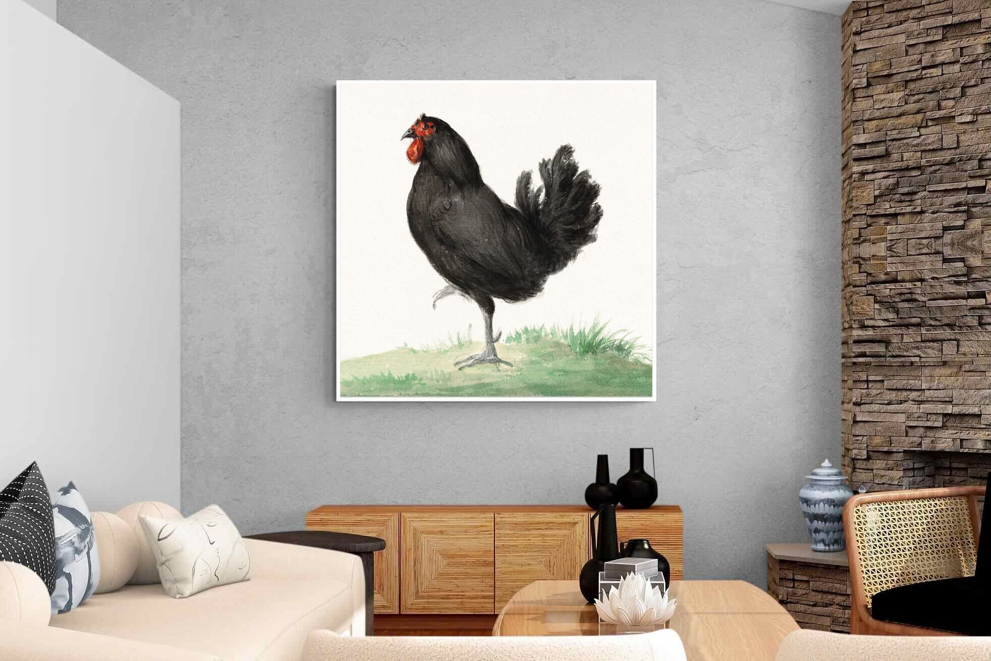 Pixalot Standing Black Chicken