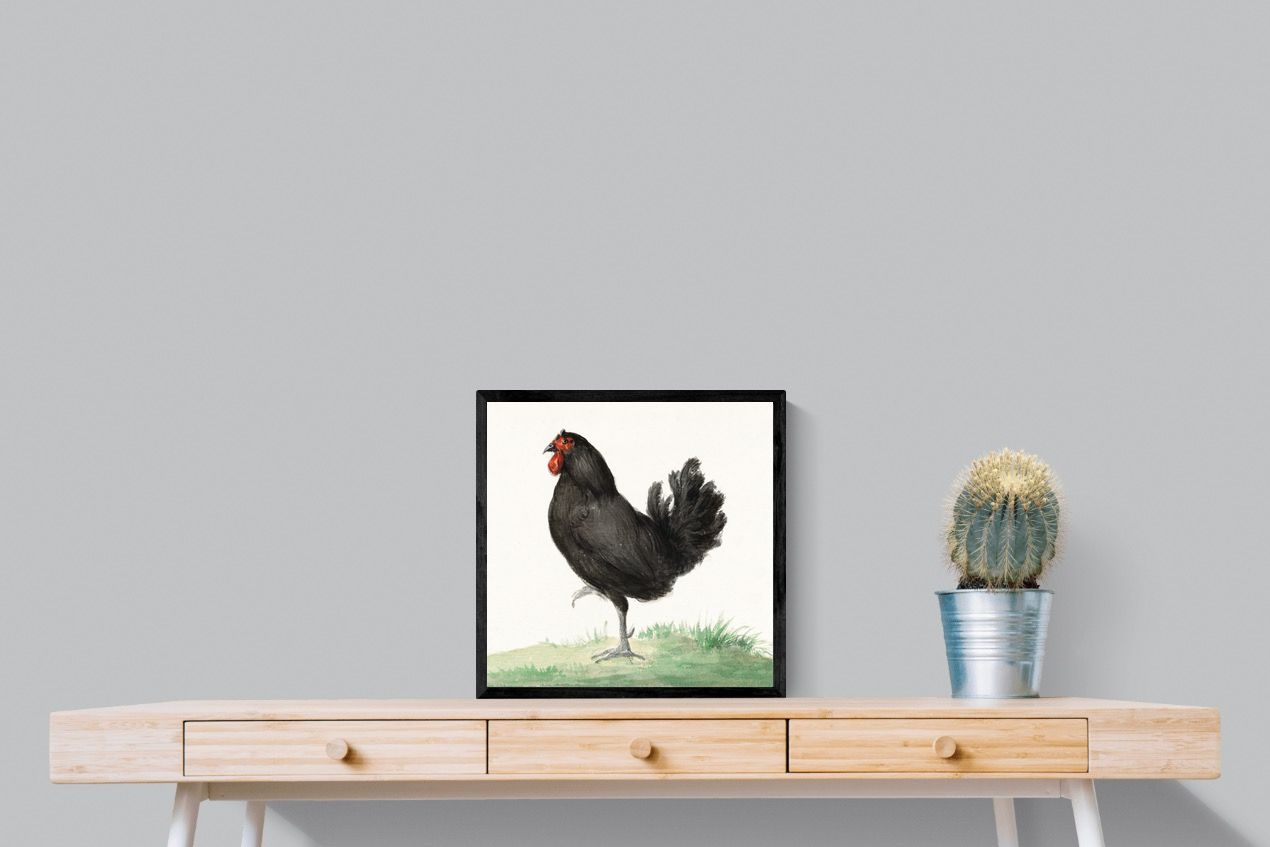 Pixalot Standing Black Chicken