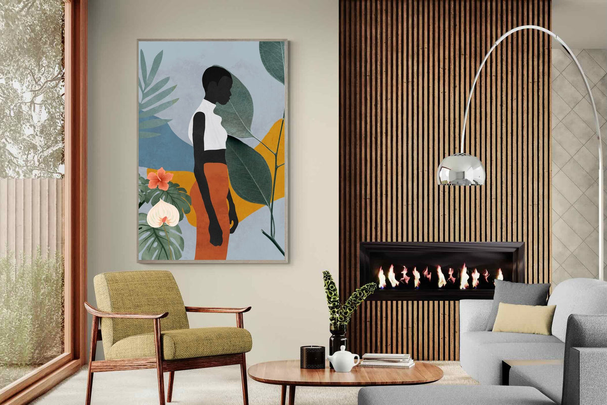 Pixalot ® Standing Woman Silhouette
